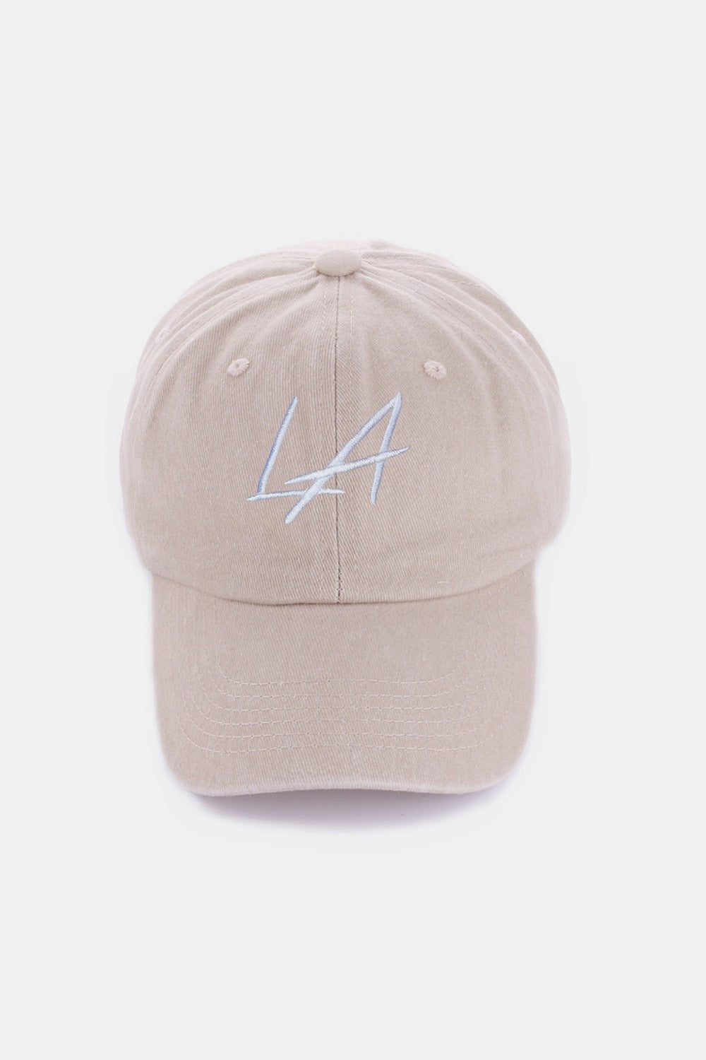 Zenana Washed Embroidered City Baseball Cap