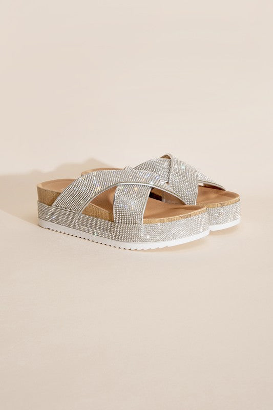 RHINESTONE SLIDES