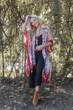 Paisley Floral Patchwork Kimono