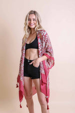 Touch of Morroco Tapestry Tassel Kimono