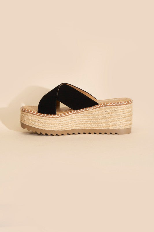 HEIGHT-S RAFFIA PLATFORM SLIDES